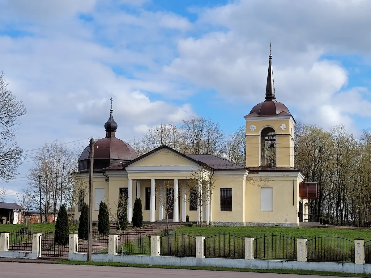 Частный сектор в посёлке Бегуницы Ленинградской области